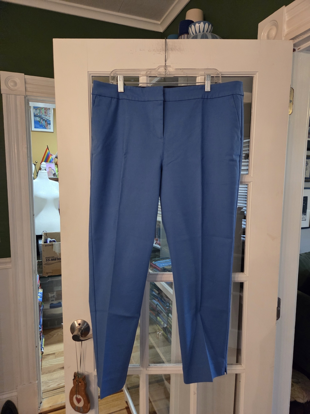 Boden Blue Ankle Cropped Pants